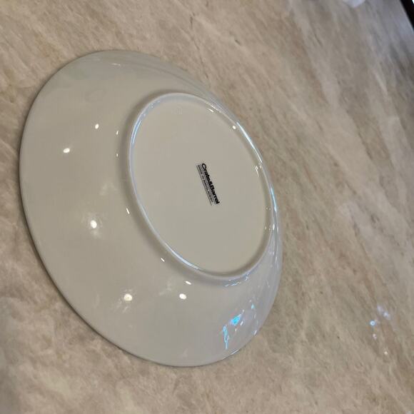 Crate & Barrel snowman plate Red 8-1/2” Christmas - Picture 5 of 7